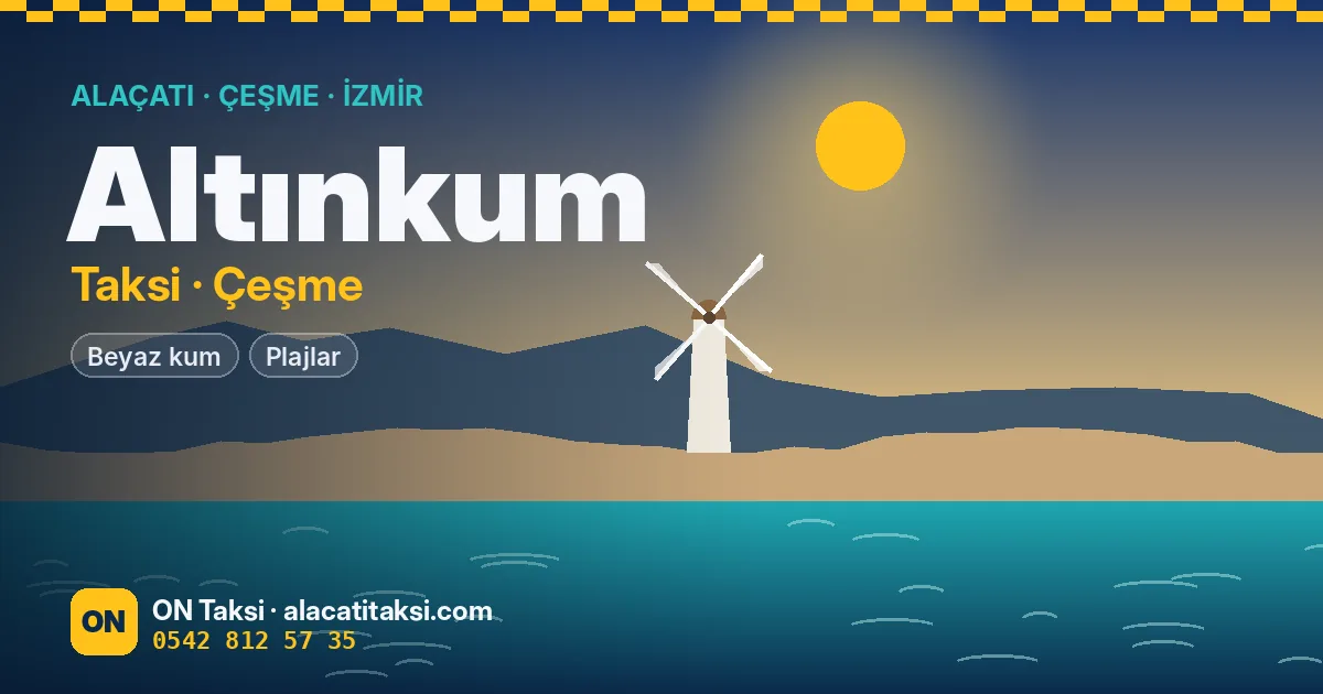 Altınkum taksi — ON Taksi