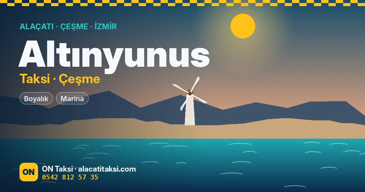 Altınyunus taksi — ON Taksi