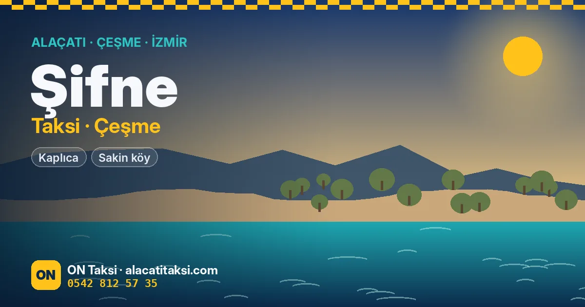 Şifne taksi — ON Taksi